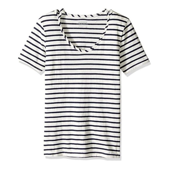 Outdoor Research Women's Camila Short Sleeve Tee White Black Stripe X-Small XS - Picture 1 of 5